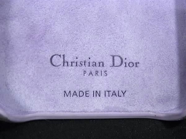 ChristianDior クリスチャンディオール レディディオール カナージュ レザー iPhone15Pro 対応 アイフォンケース パープル系 BN9790 ChristianDior クリスチャンディオール レディディオール カナージュ