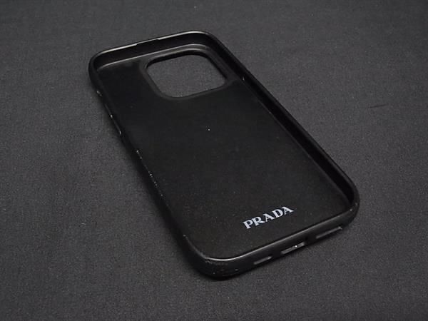 PRADA プラダ サフィアーノレザー iPhone 14Pro 対応 アイフォンケース
