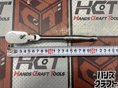 □【中古】Snap-on スナップオン FF80 首振りラチェット 差込角：3/8 