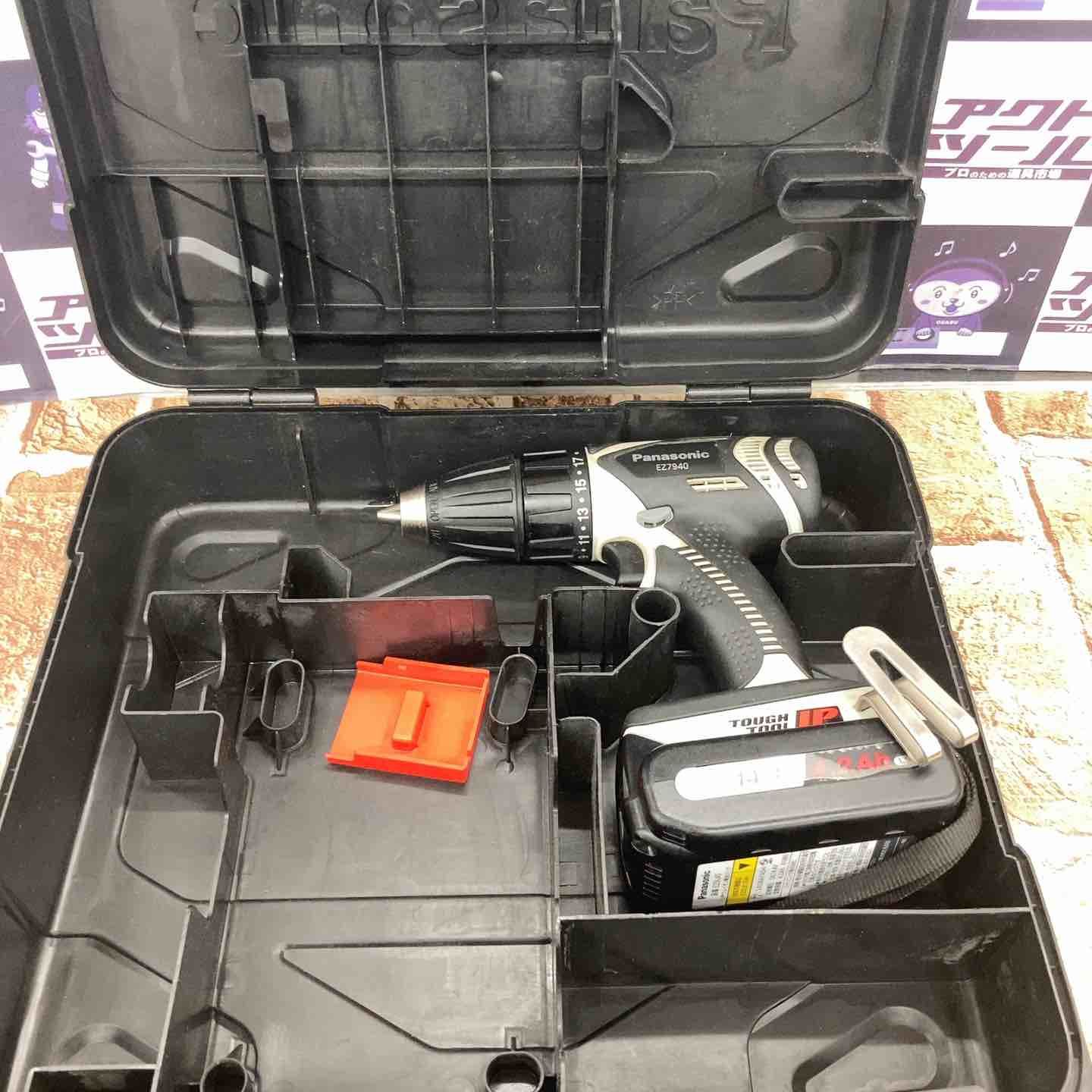【中古品】パナソニック(Panasonic) コードレス振動ドリルドライバ EZ7940X-H【所沢店】