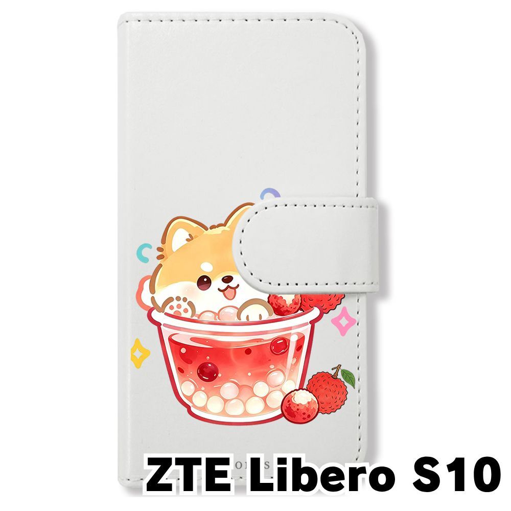 新品未使用】 ZTE Libero S10 手帳型スマホ ケース カバー (色