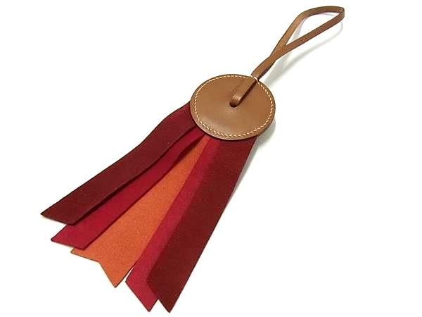 HERMES 美品　お値下げ　パドックフロット　チャーム　オレンジ系 □新品同様□ HERMES エルメス パドックフロット アニョーミロ