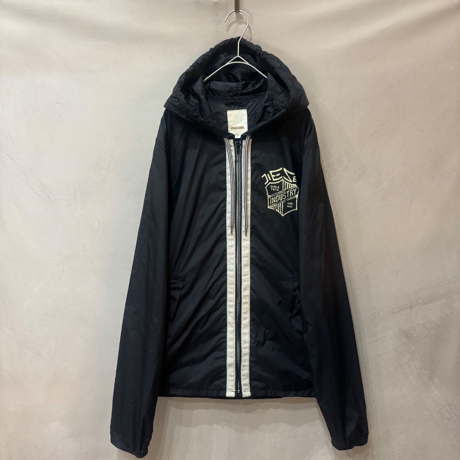 DIESEL ディーゼル ナイロンジャケット ジップアップ パーカー メンズ 