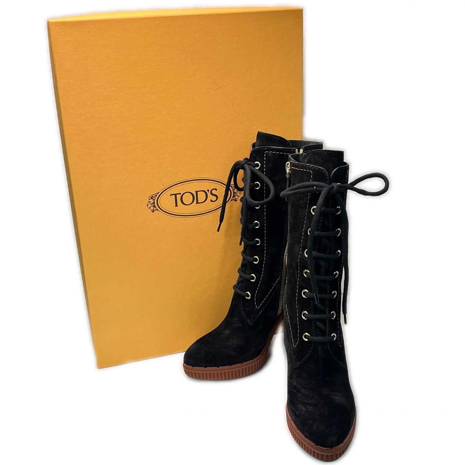 TOD’S(トッズ) ブーツ ブラック レディース 23【中古】