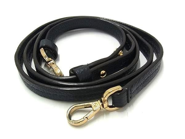 MICHAEL KORS マイケルコース レザー バッグ用 ショルダーストラップ ショルダーベルト 斜め掛け 肩掛け ネイビー系 BN9944