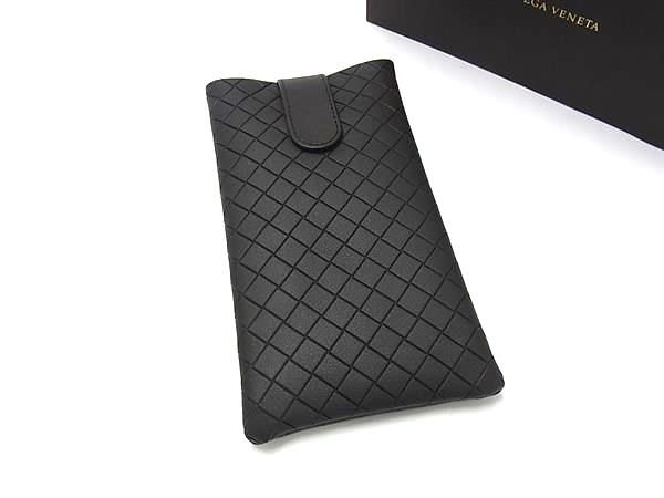 ■新品■未使用■ BOTTEGA VENETA ボッテガヴェネタ イントレチャート レザー メガネケース ダークブラウン系 HA6364