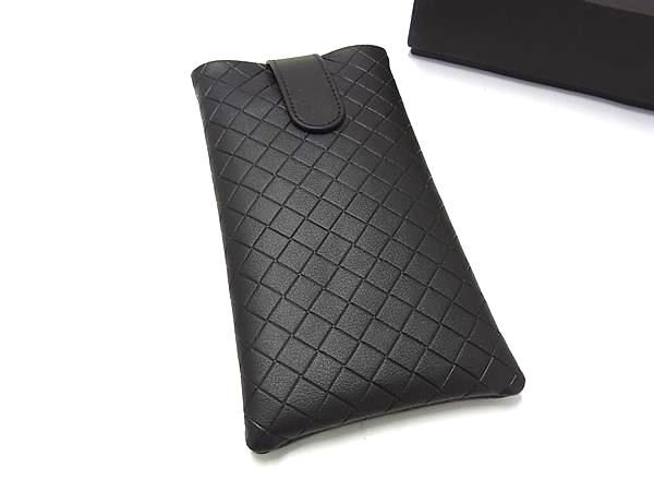 ■新品同様■ BOTTEGA VENETA ボッテガヴェネタ イントレチャート レザー メガネケース サングラスケース ダークブラウン系 HA6361