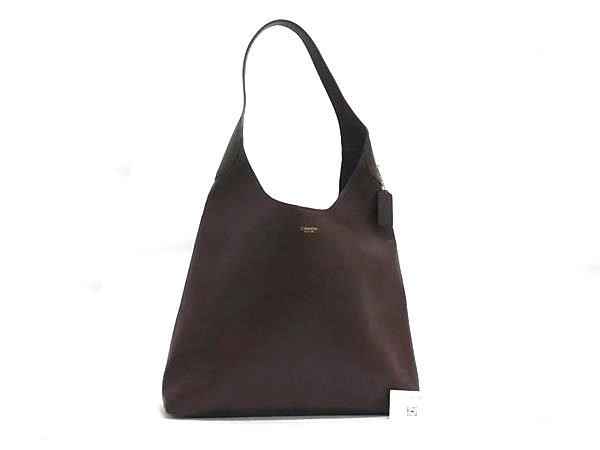 ■新品同様■ COACH コーチ CU044 ブルックリン レザー ワンショルダーバッグ 肩掛けかばん レディース メンズ ブラウン系 FX6503
