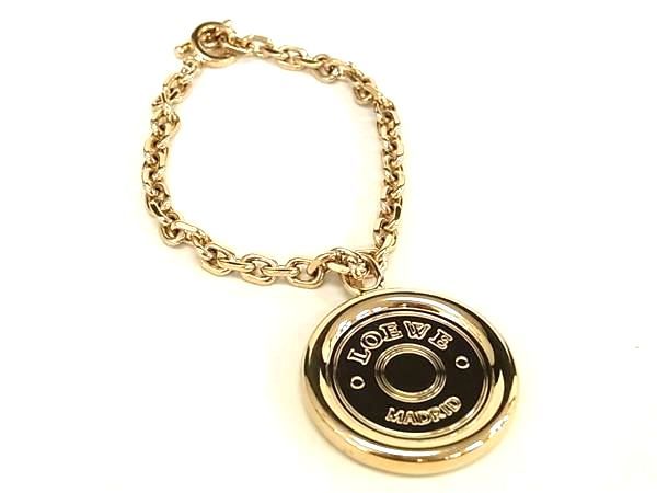 □極美品□ LOEWE ロエベ コインモチーフ キーホルダーバッグチャーム