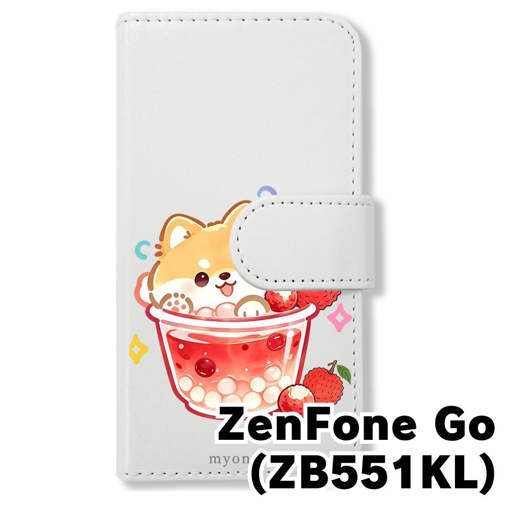 新品未使用】 ZenFone Go ZB551KL 手帳型スマホ ケース カバー (色
