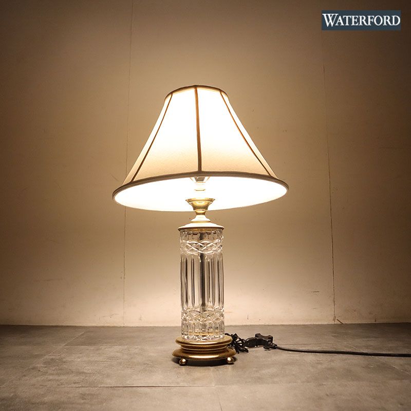 ◆WATERFORD◆ ウォーターフォード Kells ケルズ テーブルスタンド/テーブルランプ/ベッドサイドランプ/照明 クリスタル
