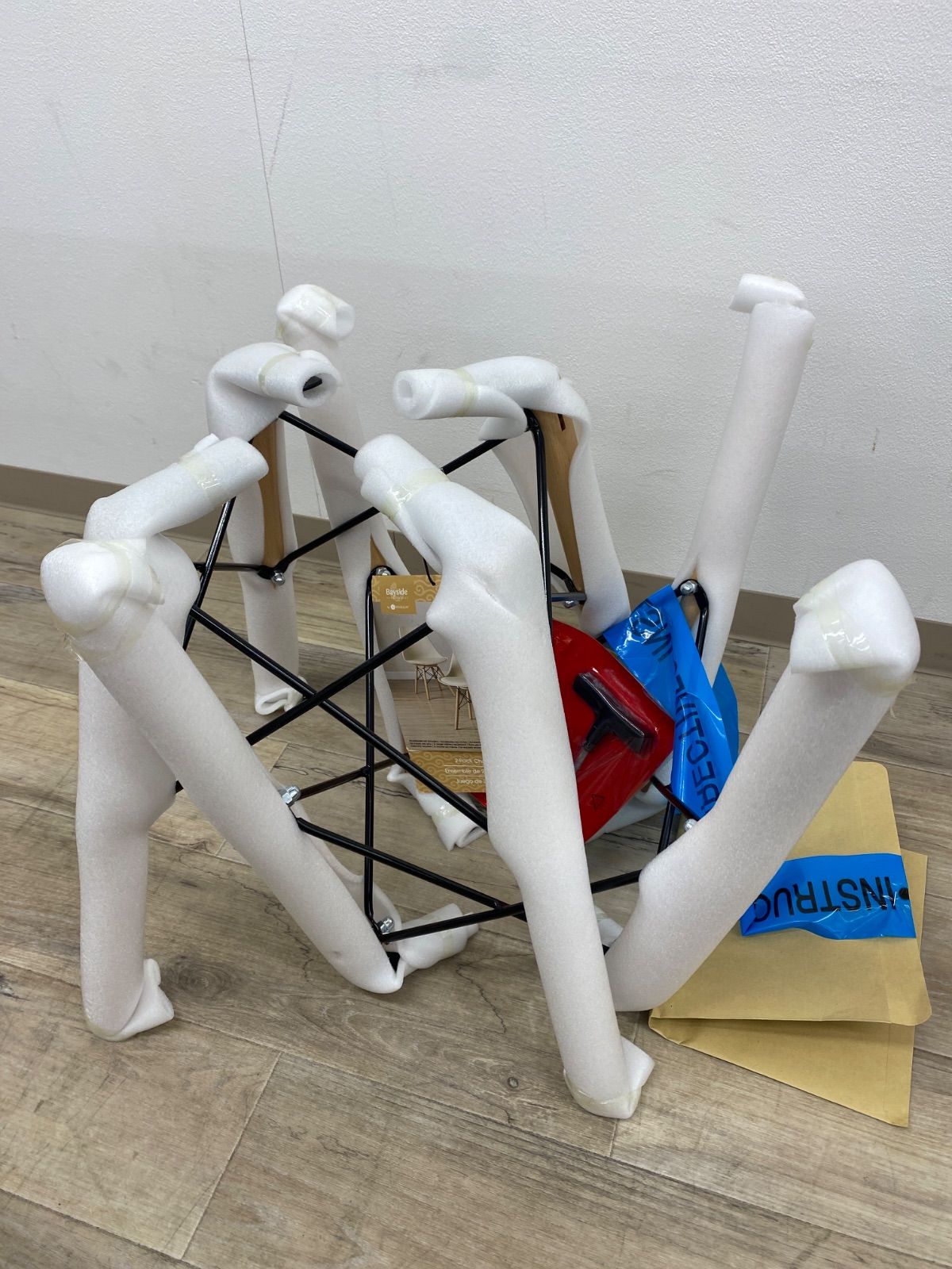 Bayside Furnishings アクセントチェア 2脚セット ベージュ - メルカリ