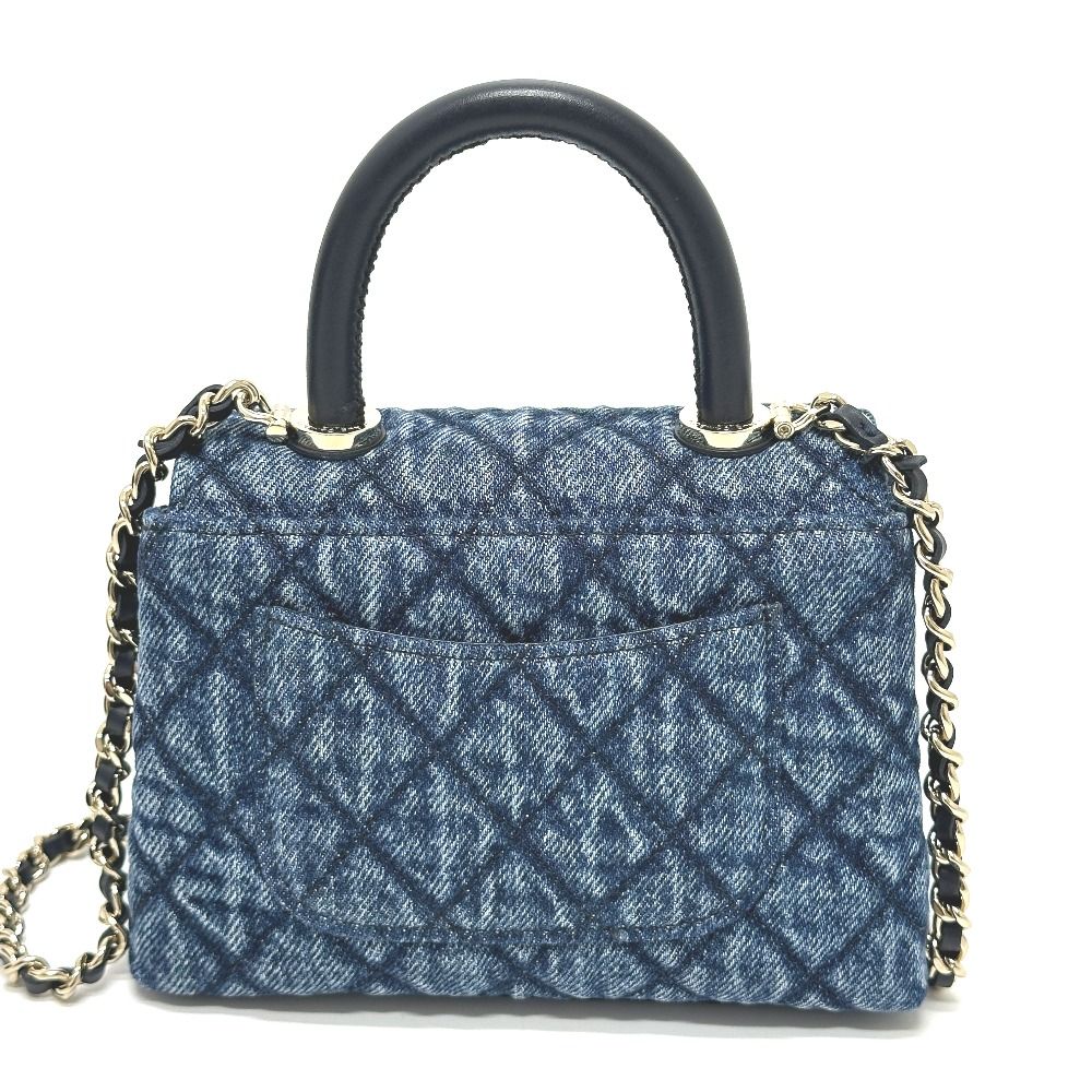 CHANEL シャネル ショルダーバッグ ココハンドル ミニミニ ウォッシュ
