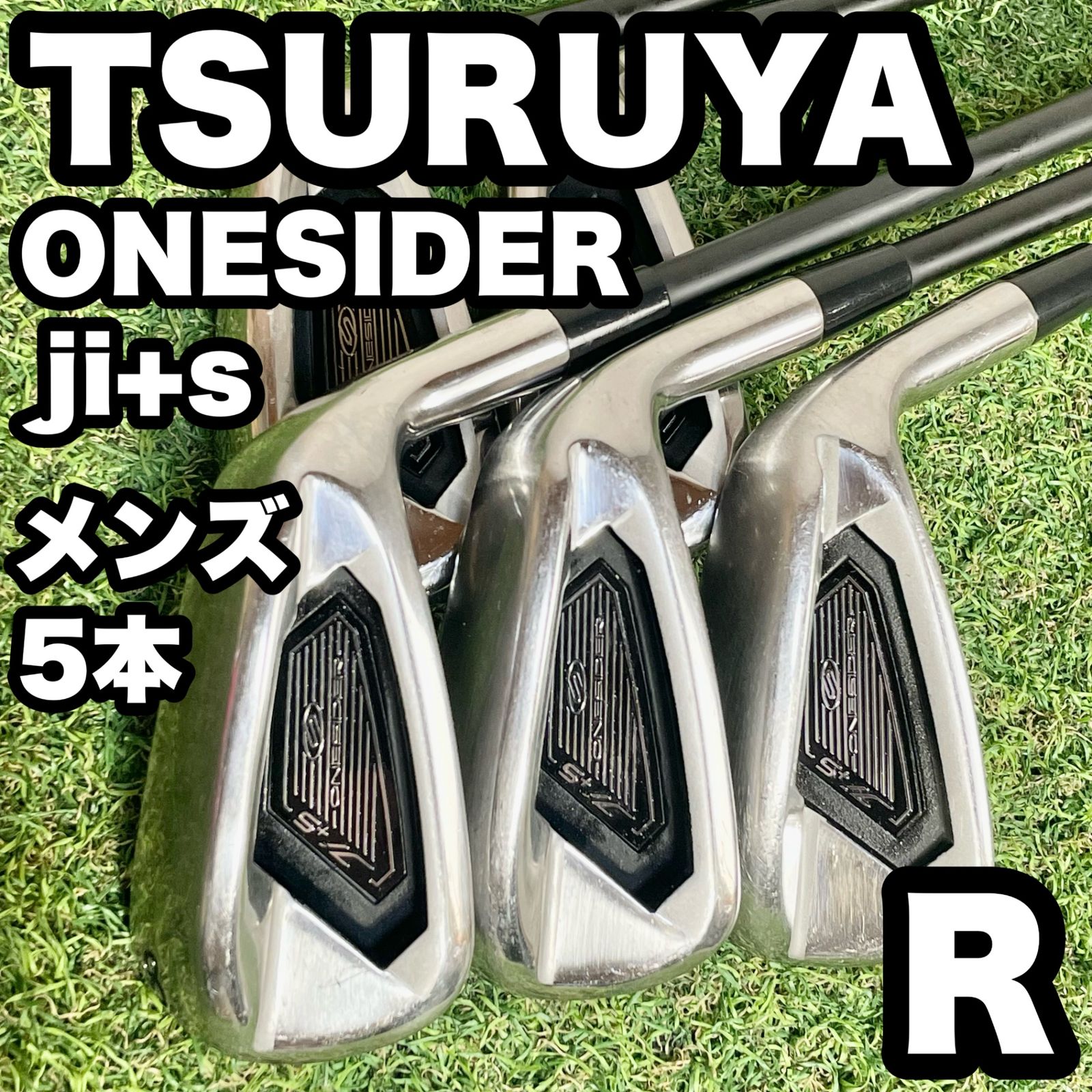 TSURUYA ONESIDER Ji+s ツルヤ ワンサイダー アイアンセット 5本 