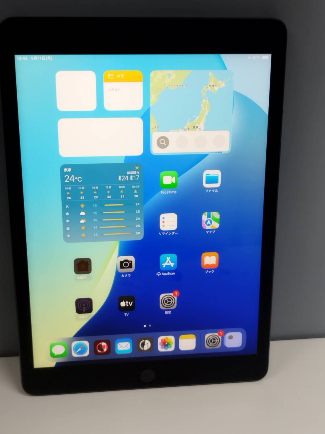良品】iPad 第7世代/Wi-Fi/A2197/32GB〈MW742LL/A〉バッテリー89