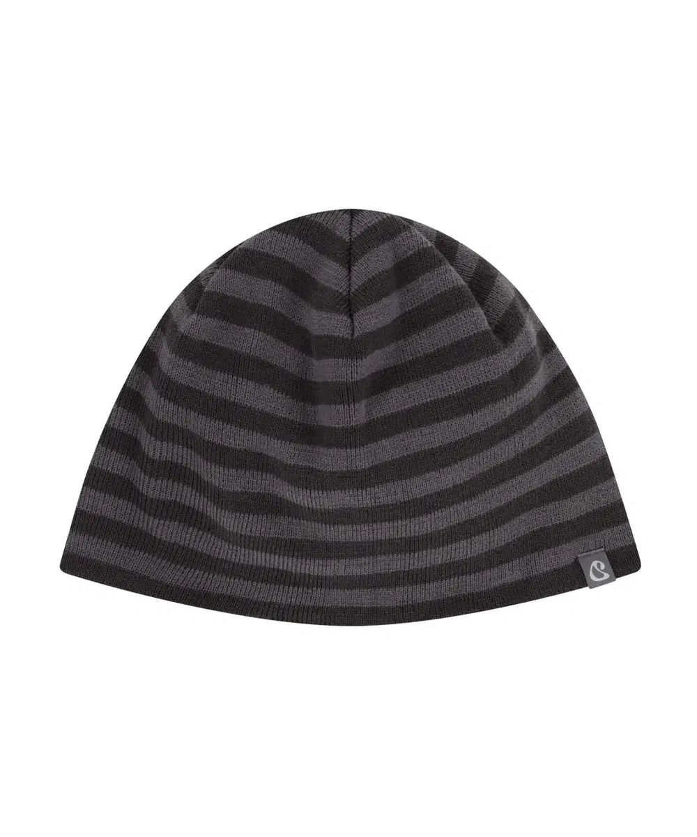 パープルグレー ウール ISSEY MIYAKE イッセイミヤケ coyseio ストライプ ボーダー柄 ビーニー 帽子
