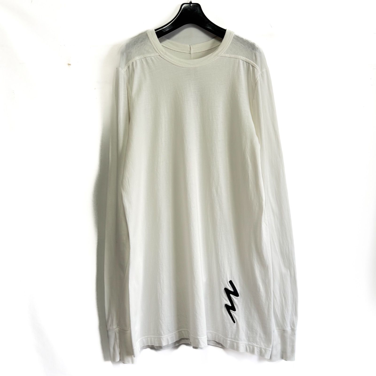 希少【rick owens リックオウエンス 【商品名】LARRY 刺繍 長袖 カットソー シャツ Tシャツ 11,830円