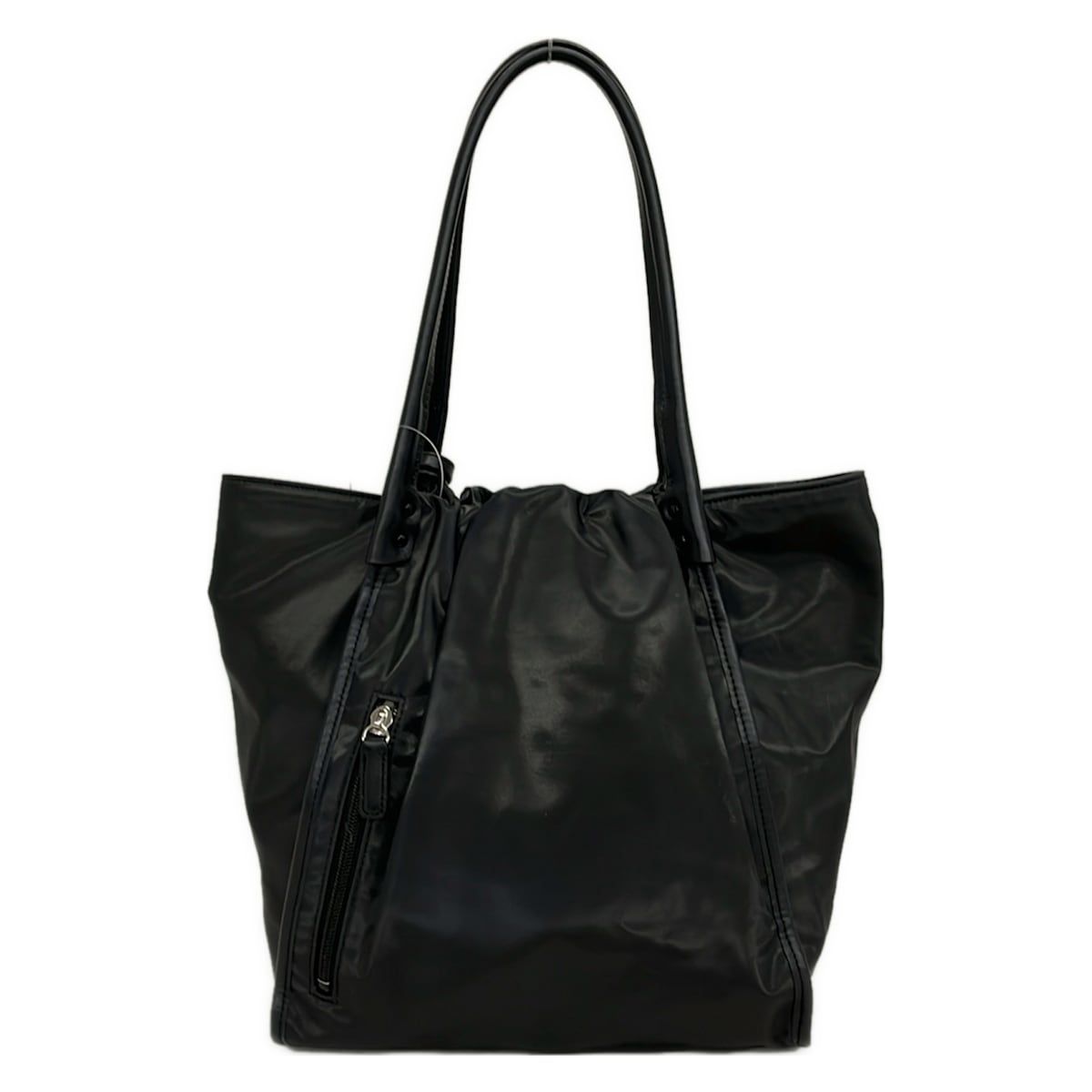美品 PELLE BORSA レザー ハンドバッグ トートバッグ ブラック 美品 