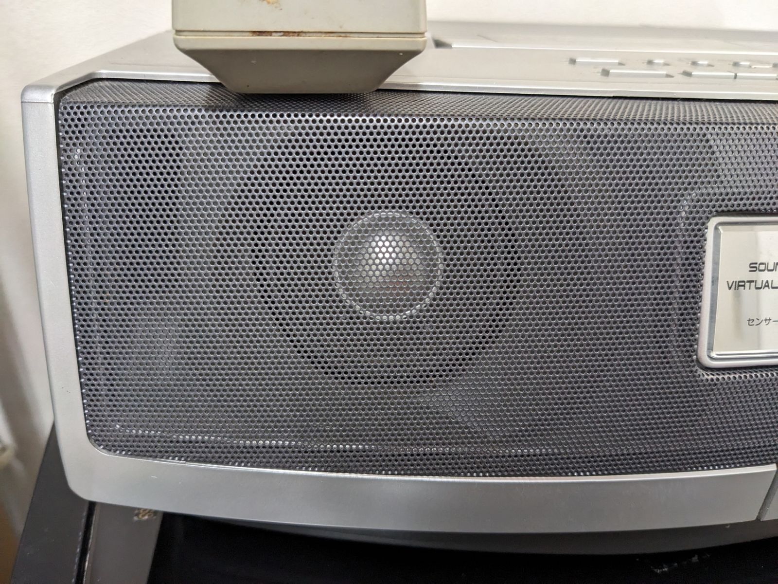 動作品◇Panasonic パナソニック CDラジオカセット シルバー RX-ED57-S