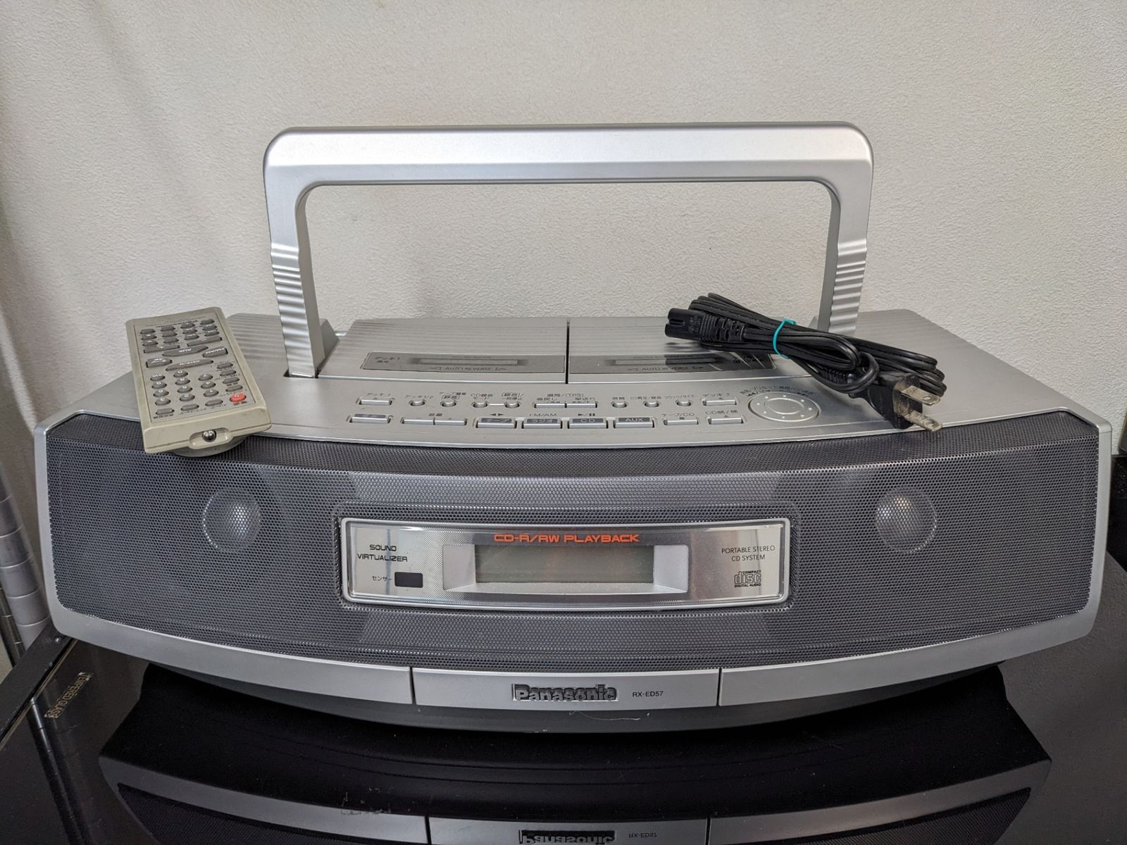 Panasonic CDラジオカセットレコーダー　RX-ED57 （N-16） RX-FS27 概要 - ステレオラジオカセットレコーダー | ラジオ／CDラジオ