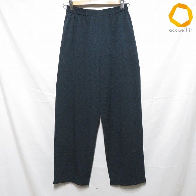 #anc 詩仙堂 ヒトシタムラ パンツ 濃紺 ちりめん ワイド レディース [1006497]
