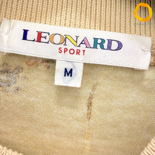 anc レオナールスポーツ LEONARD SPORT カットソー ベージュ系 マルチ