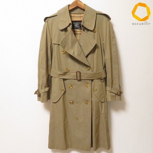 anc バーバリー BURBERRY コート トレンチコート ベージュ チェック