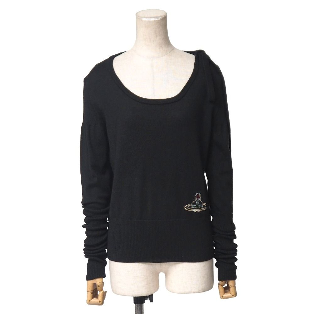 ■美品■Vivienne Westwood Red Label ヴィヴィアンウエストウッド レッドレーベル セーター サイズ3 オーブ刺繍 ブランド古着【中古】20260511/RA9335