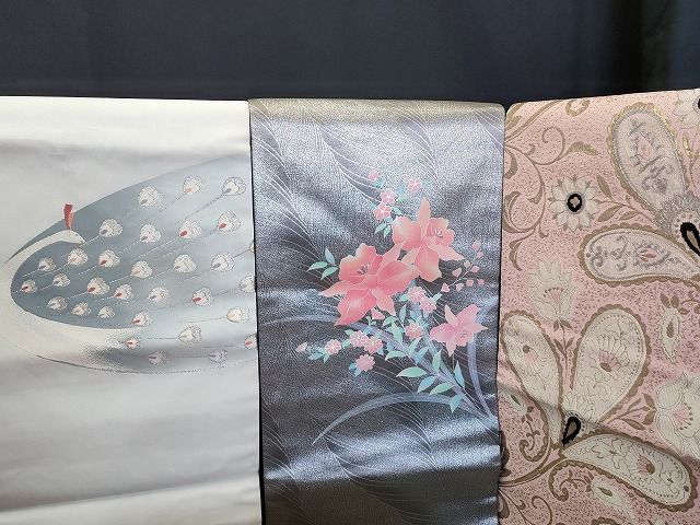平和屋着物■名古屋帯 まとめて100点 孔雀 人物 更紗 花柄 作家物 辻が花 金彩 金銀糸 など 着用可能多数 未使用品あり 全て正絹 mmm933 平和屋本店□名古屋帯 まとめて100点 孔雀 更紗 花柄 本場筑前博多織