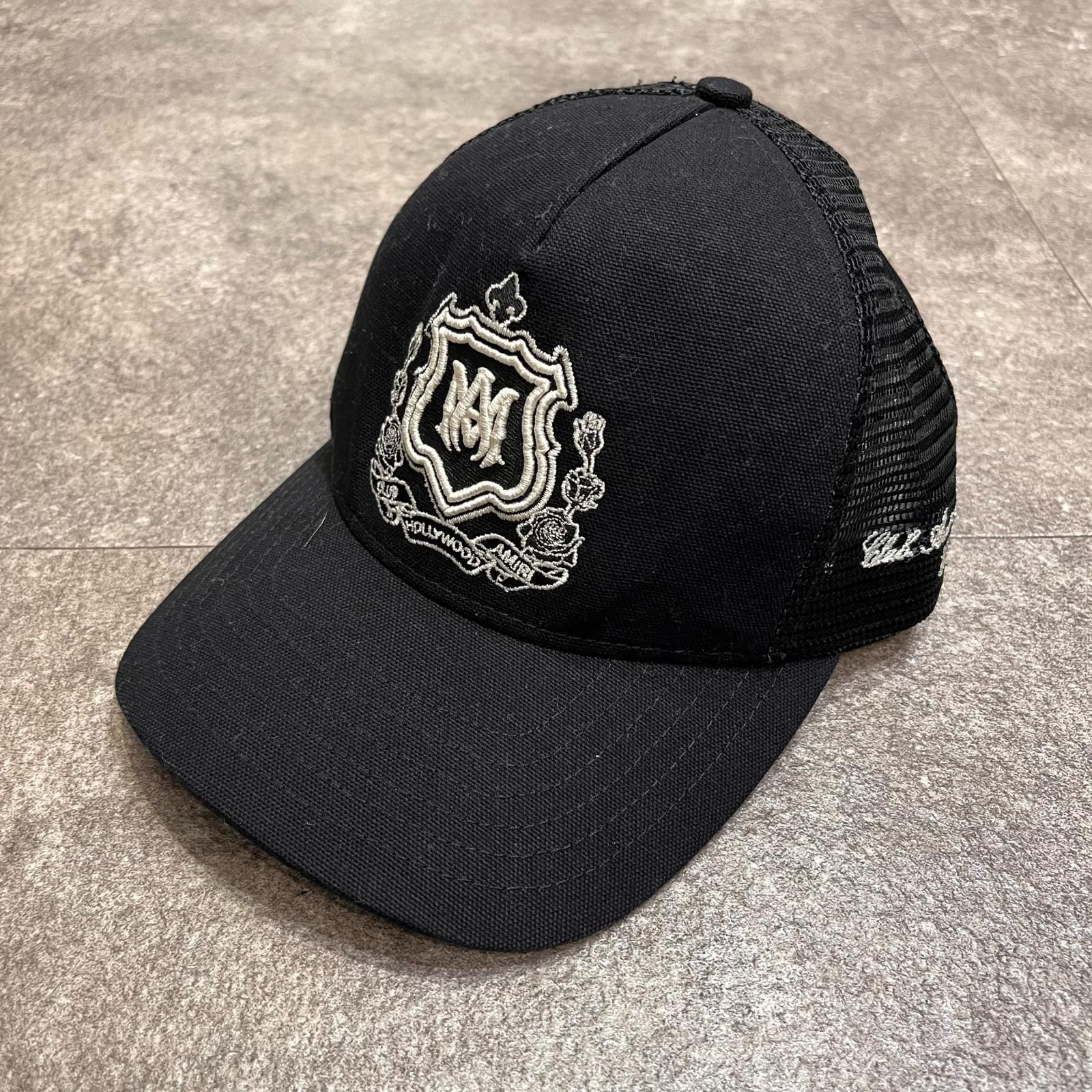 AMIRI MA CREST TRUCKER HAT 刺繡 メッシュキャップ 帽子 アミリ 