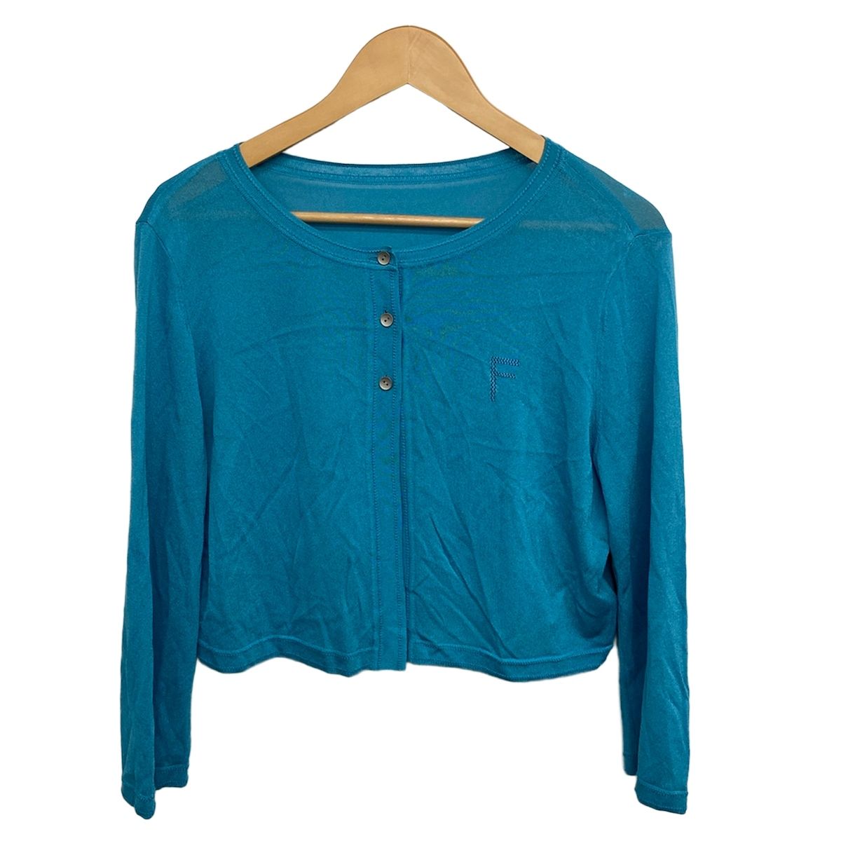 FOXEY(フォクシー) ボレロ サイズ42 L レディース美品 39675 ライトブルー