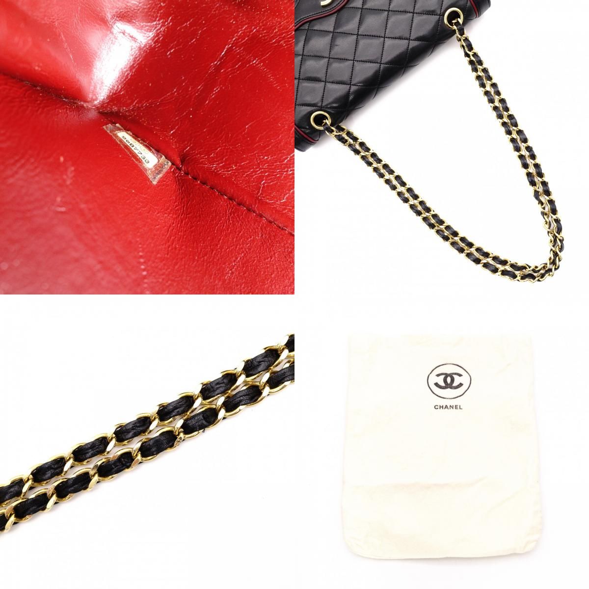 CHANEL シャネル クラシック Wフラップ マトラッセ ショルダーバッグ 