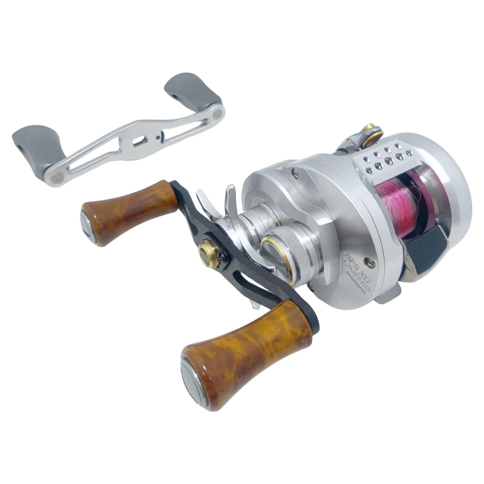 SHIMANO シマノ 6 カルカッタコンクエストBFS LTD XG L キズ有 　ハンドル交換 049353
