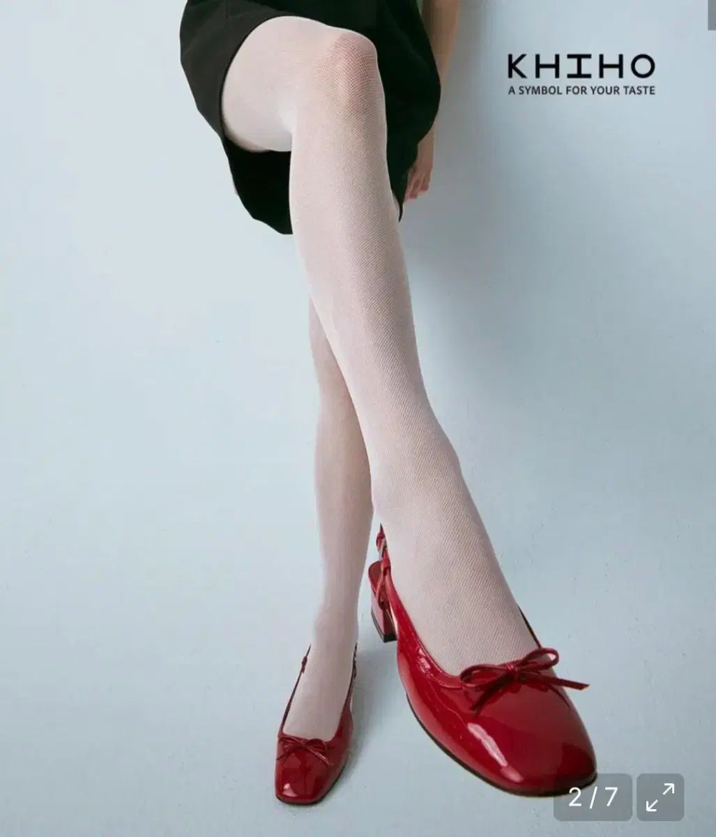 (245) khiho 기호 バレリーナ スリングバック レッド (新品)