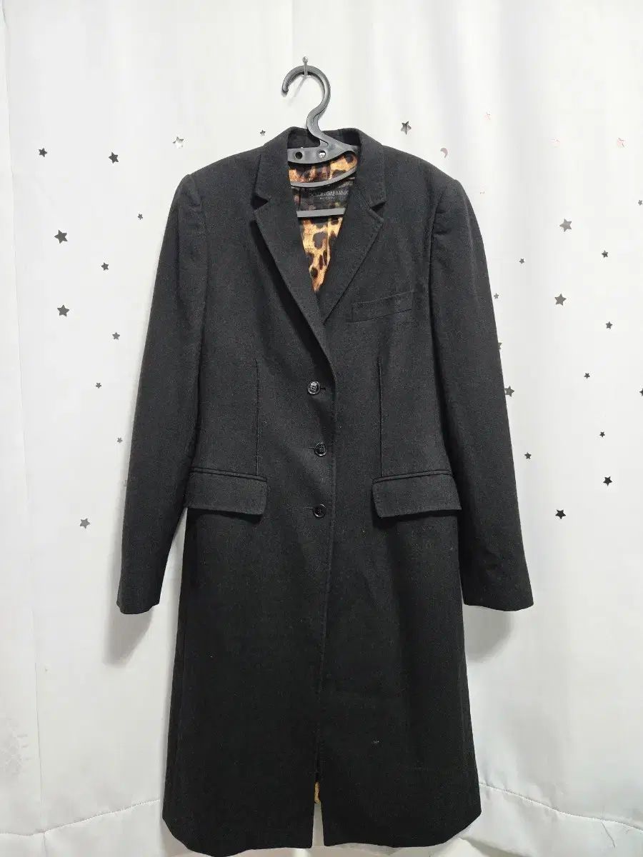 Dolce&Gabbana ドルチェ＆ガッバーナ ブラック ロングコート 40