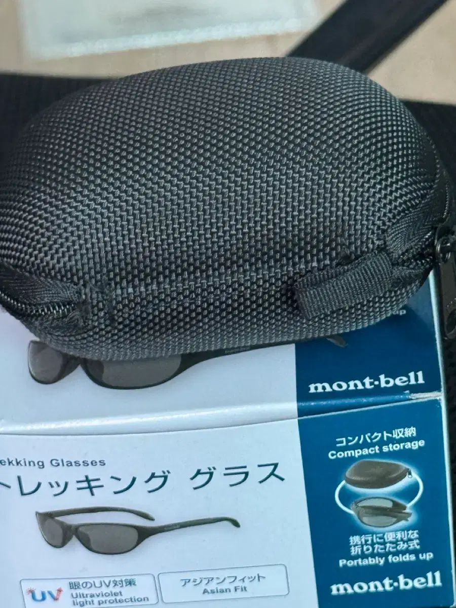 モンベル トレッキング サングラス ブラック/グレー 出品