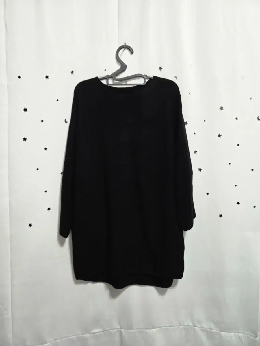 VERA WANG ヴェラウォン ブラック ラウンドネック ニット 90 ウール100%_10