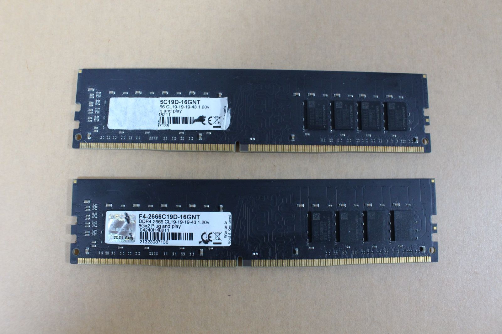 G.Skill DDR4-2666 16GB(8GBx2) ジャンク- メルカリ