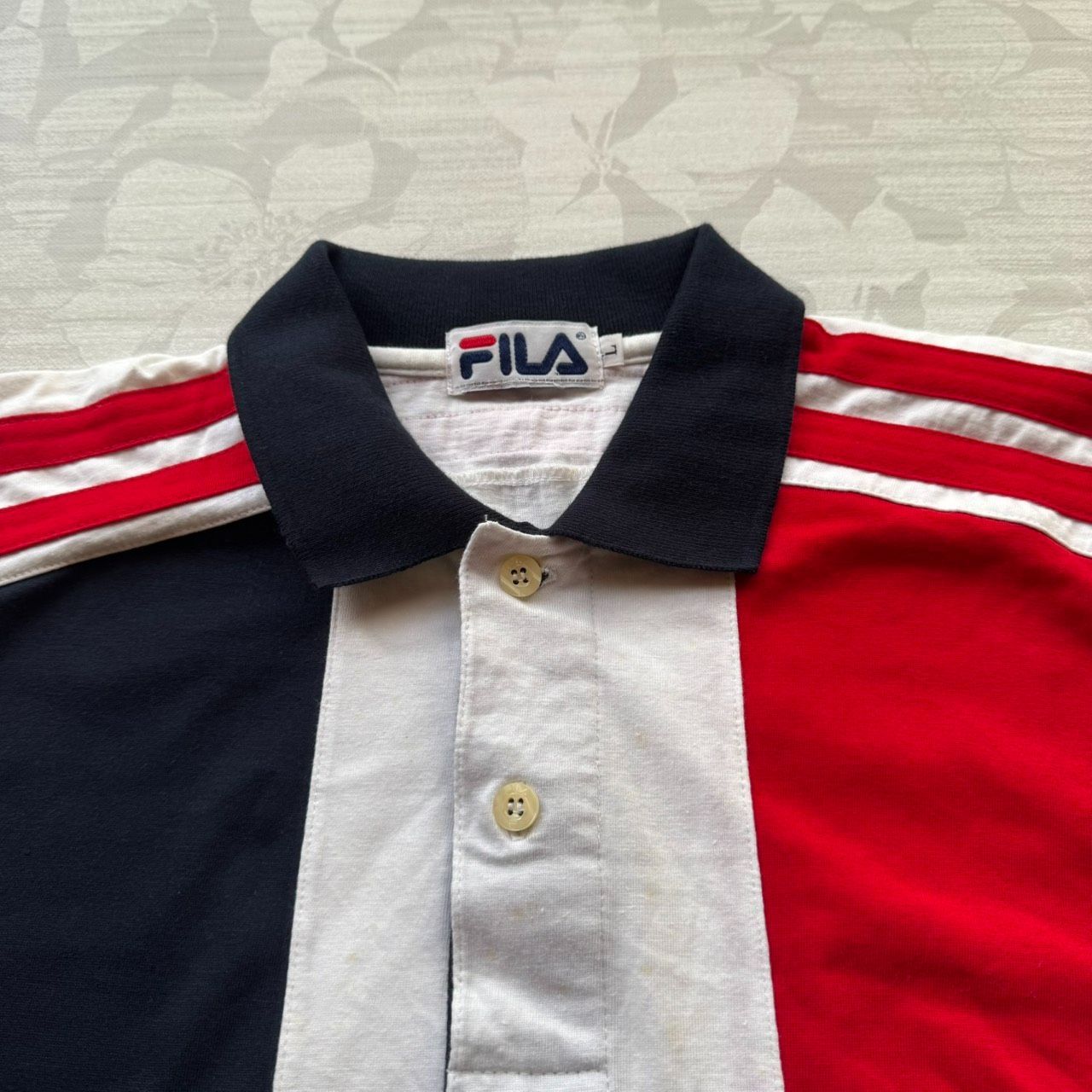 FILA フィラ ヴィンテージ ポロシャツ Lサイズ マルチカラー FILA フィラ ヴィンテージ ポロシャツ Lサイズ マルチカラー