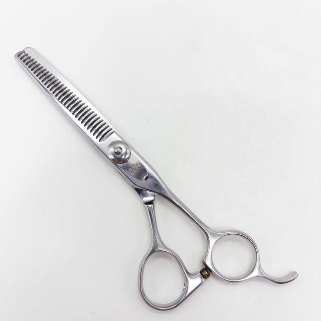 【アコスAKKOHS】HR 6030 オフセット シザー セニング 美容ハサミ すきばさみ 美容師 理容師 約20% 右利き 6インチ 中古 sc3212