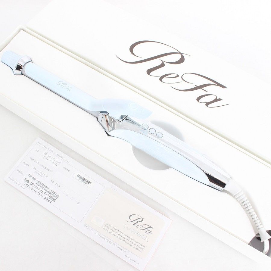 【新品】MTG ReFa CURL IRON PRO 19 RE-AZ-02A ホワイト リファカールアイロン プロ ヘアアイロン 本体