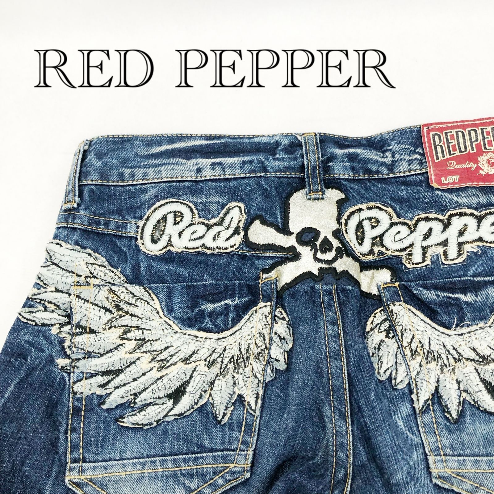 RED PEPPER レッドペッパー デニムパンツ 65262312 32 ブルー 天使の