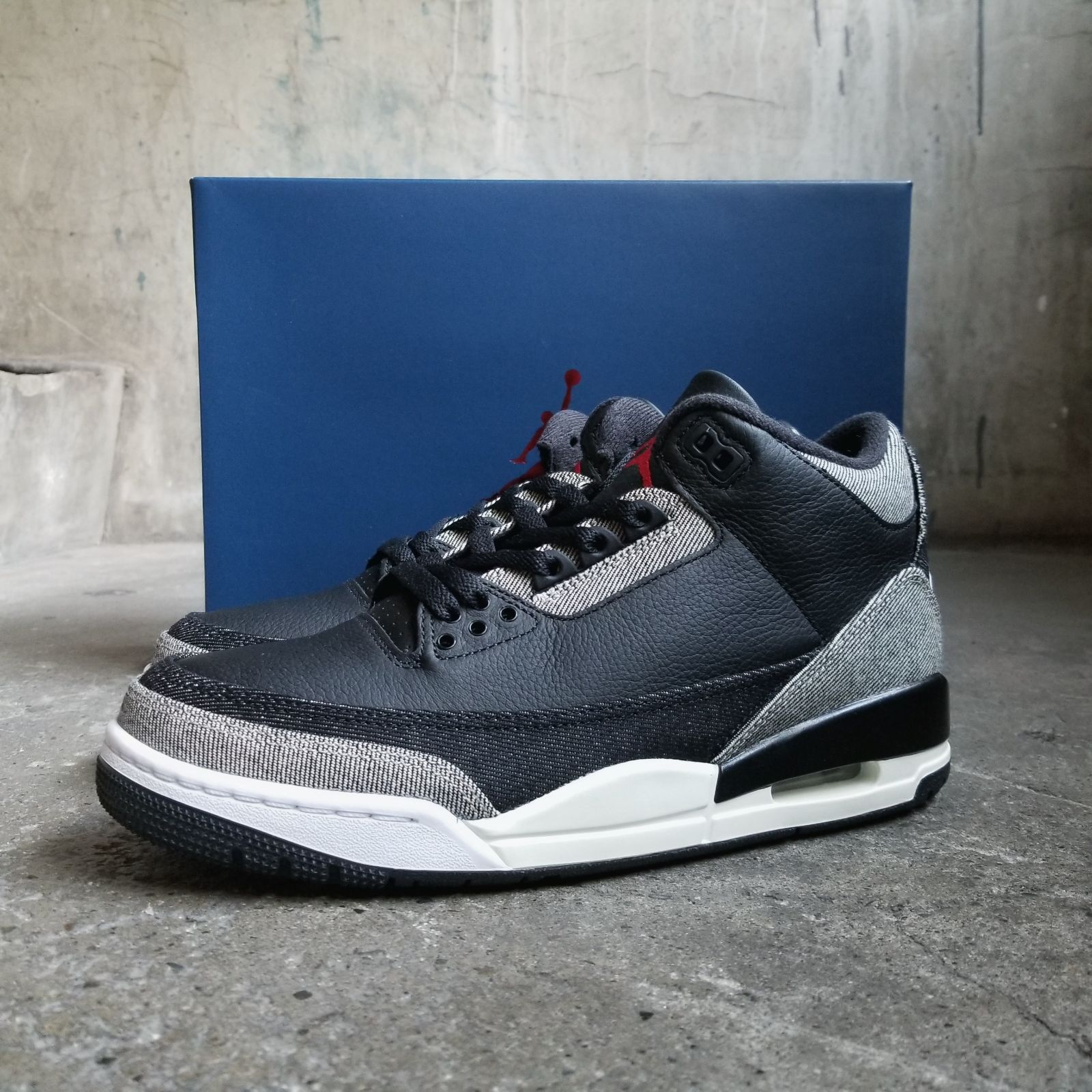 NIKE × LEVI'S AIR JORDAN 3 RETRO SP Black Denim 26.5㎝ ナイキ
