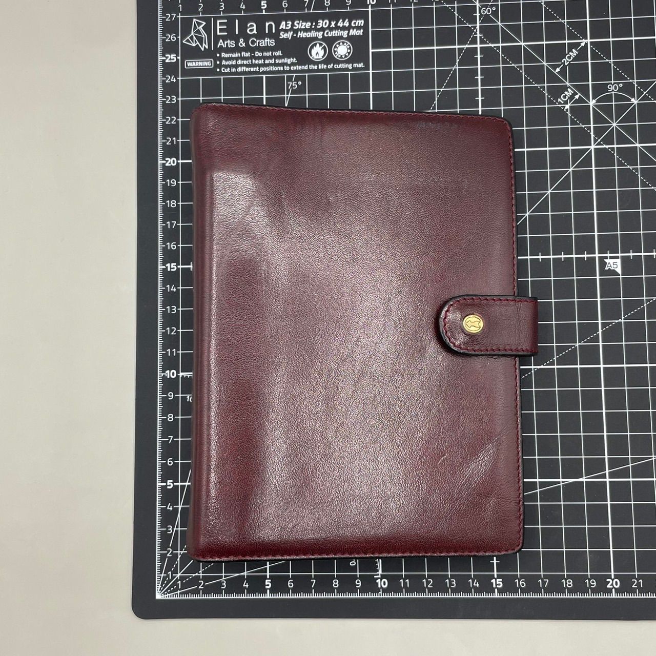 美品 GOLD PFEIL ゴールドファイル システム手帳 6穴リング ロゴ