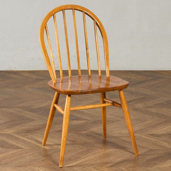 椅子・ソファ イギリス エルム アーコール ERCOL フープバックチェア ercol フープバック チェア 英国 ヴィンテージ ビーチ 椅子 ウィンザーチェア ダイニングチェア #98231