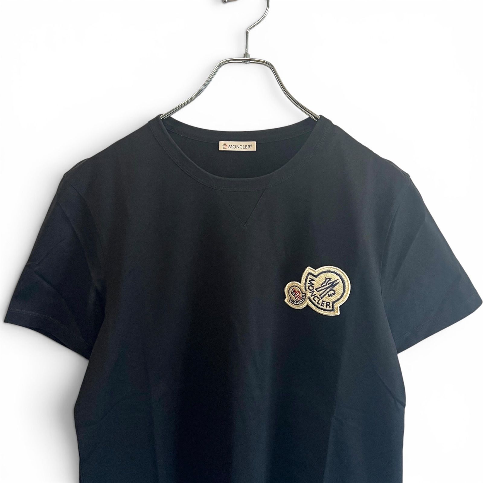MONCLER モンクレール Tシャツ 半袖 ダブルロゴワッペン MAGLIA MONCLER モンクレール Tシャツ 半袖 ダブルロゴワッペン MAGLIA - メルカリ