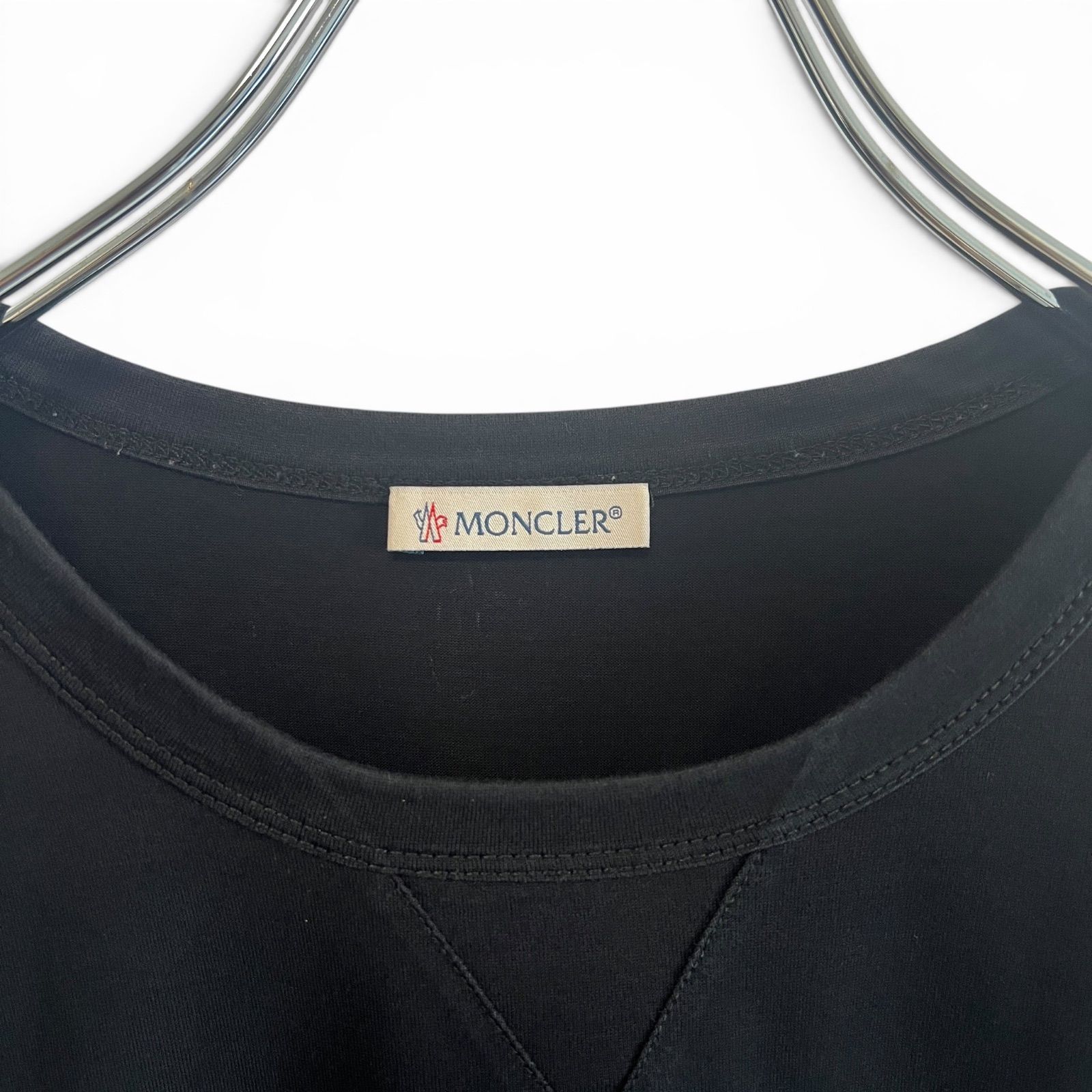 MONCLER モンクレール Tシャツ 半袖 ダブルロゴワッペン MAGLIA - メルカリ