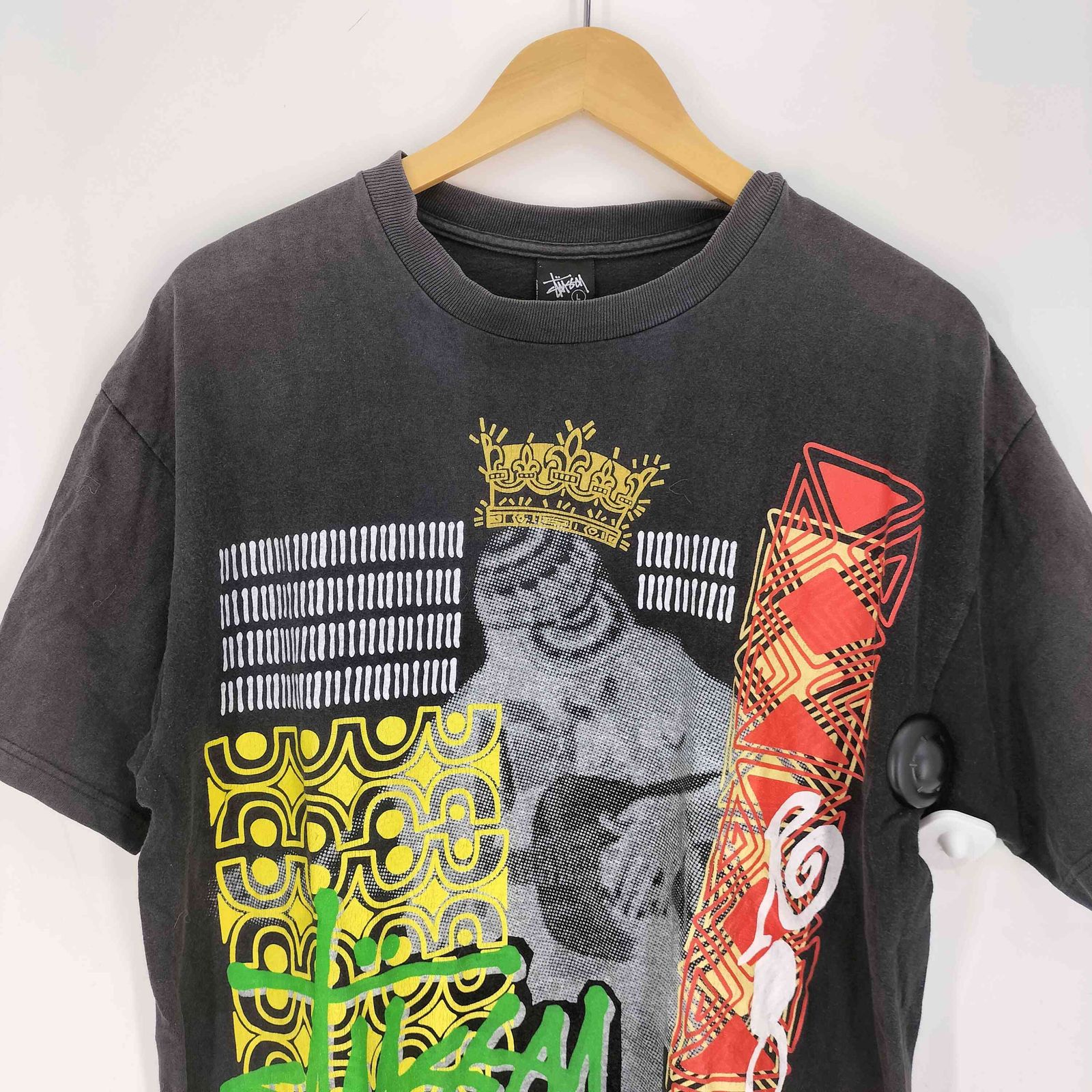 ステューシー Stussy 00S メキシコ製 Roots グラフィックプリント S/S 