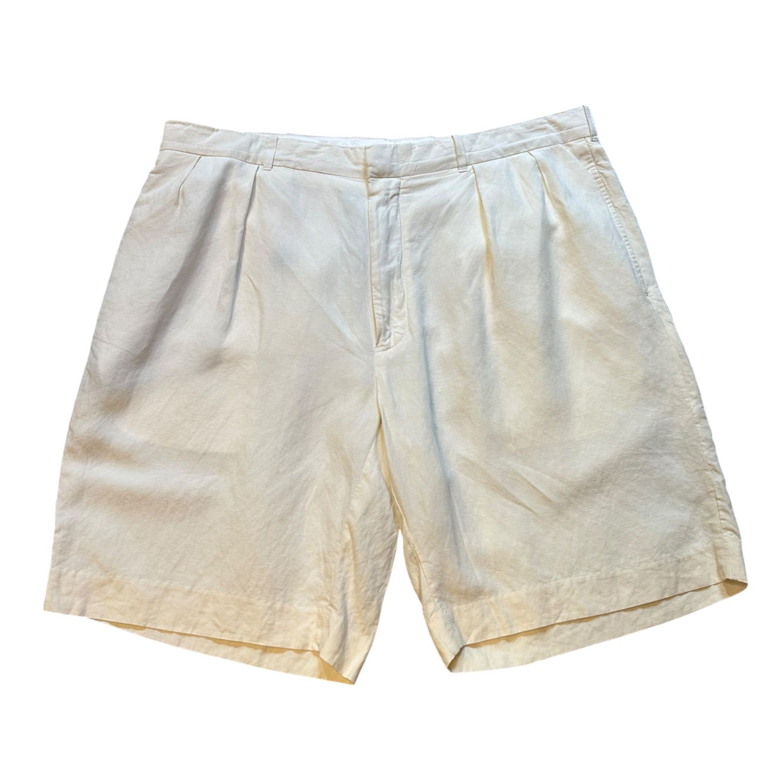 POLO RALPHLAUREN　シルク リネン ワイドショーツ polo by Ralph Lauren silk linen short ポロバイラルフローレン