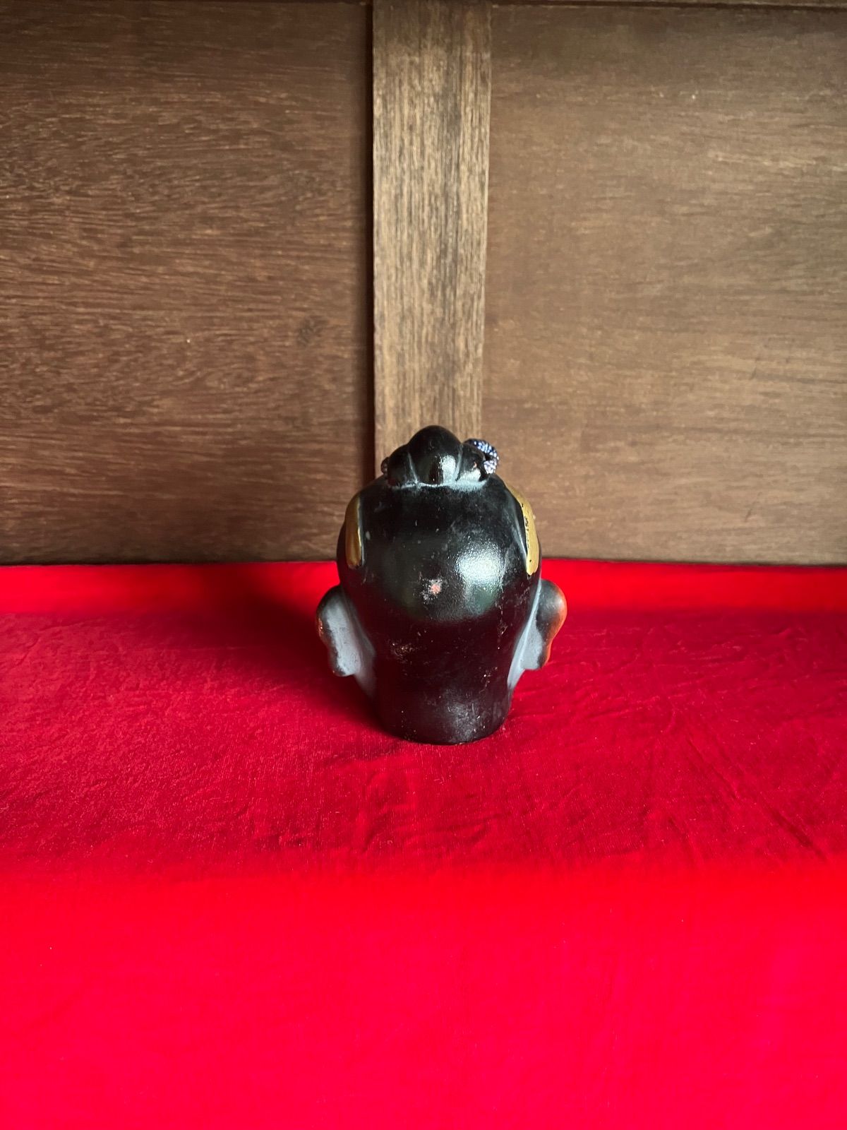 魔除け 厄除け 鬼の土鈴 土鈴 神鈴 赤鬼 骨董品 お守り 縁起物 風水